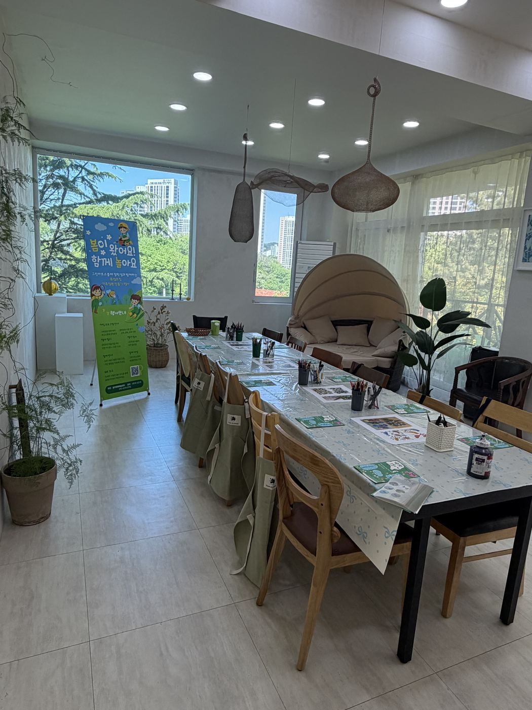 미술학원 · 대전 — 수업 공간 전체 배치